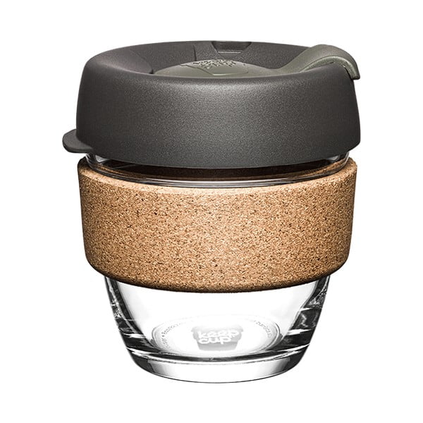 Tazza da viaggio nero-marrone 227 ml Brew Cork Nitro S - KeepCup