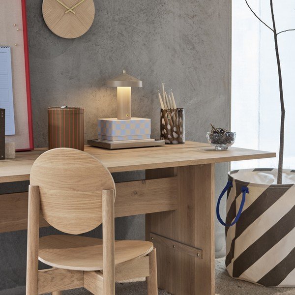 Vassoio decorativo in metallo 24,5x31,5 cm Bakku – OYOY Living Design-image-1