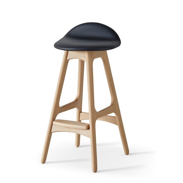 sgabello girevole in pelle 79 cm Buck - Hammel Furniture-image-3