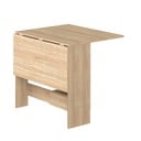 Tavolo da pranzo pieghevole in rovere 76x28 cm Papillon - TemaHome