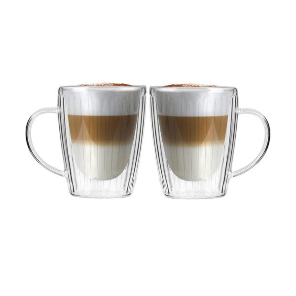 Tazze in set per cappuccino in vetro 2 pz 250 ml Livio Duo – Vialli Design