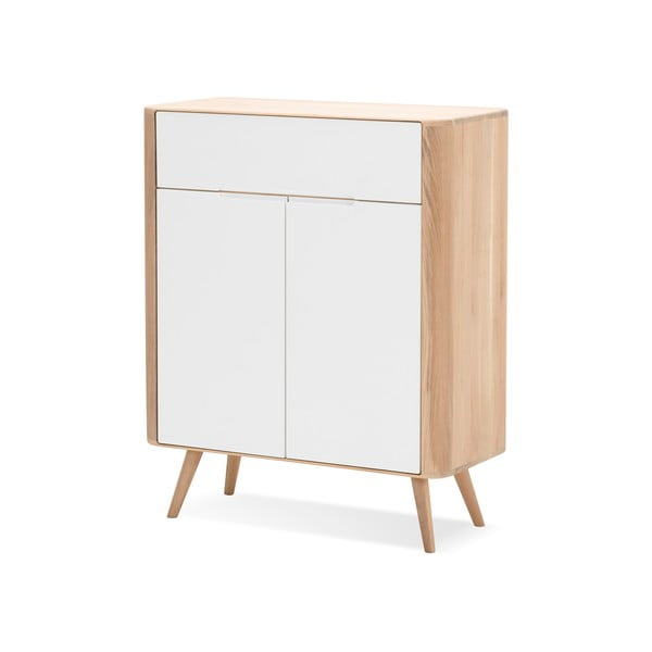 Cassettiera in rovere One, 90 x 42 x 110 cm Ena - Gazzda-image-2