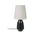 Lampada da tavolo nera e beige Aysa - White Label