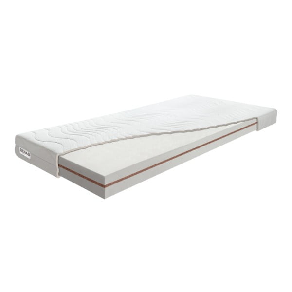 Materasso per bambini termoregolante bifacciale 90x200 cm in schiuma dura/media e lattice Magic Night - BENAB-image-2