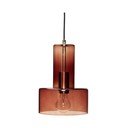 Lampadario dimmerabile marrone con diffusore in vetro ø 20 cm Ripple - Hübsch