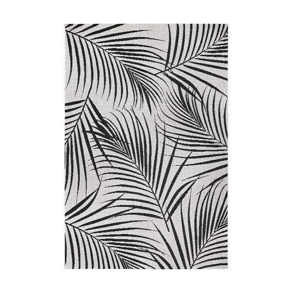 Tappeto per esterni nero e grigio Flora, 120 x 170 cm - Ragami