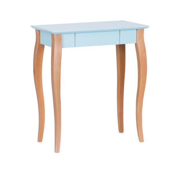 Scrivania turchese chiaro Lillo, lunghezza 65 cm - Ragaba