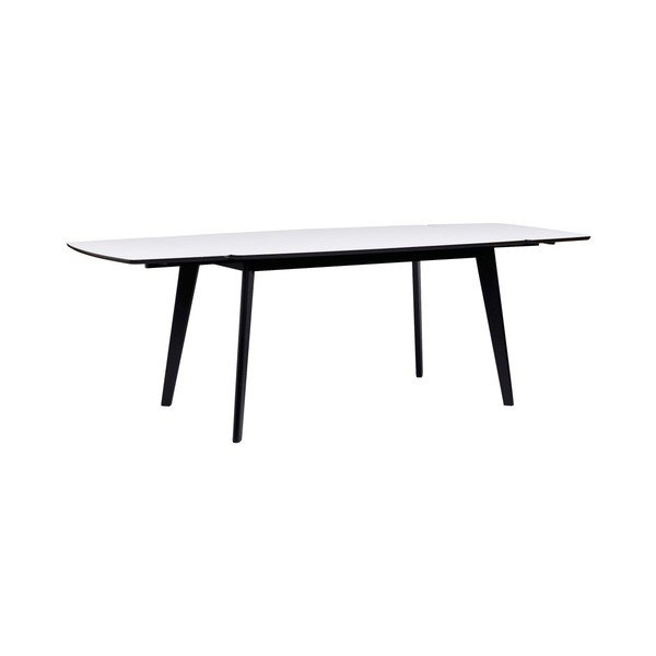 Piano del tavolo da pranzo in bianco e nero , 90 x 45 cm Griffin - Rowico-image-1