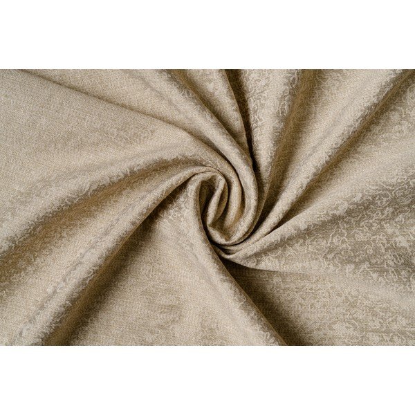 Tenda beige in jacquard 140x260 cm Marciano – Mendola Fabrics-image-2