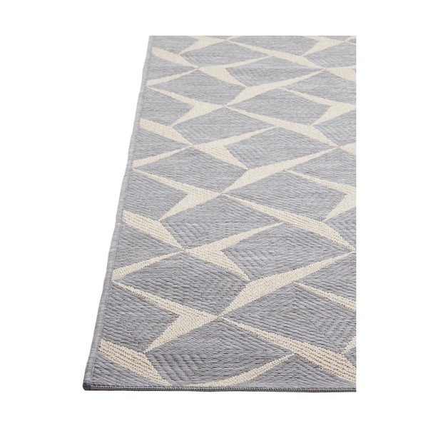 Tappeto grigio per esterni , 130 x 190 cm Rete - Floorita-image-1