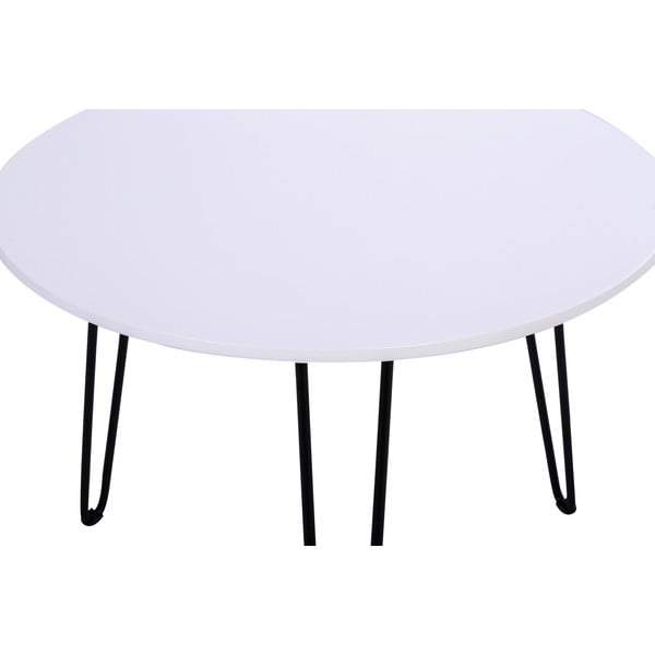 Set di 3 tavoli contenitori Bianco Fabio - Bonami Selection-image-4