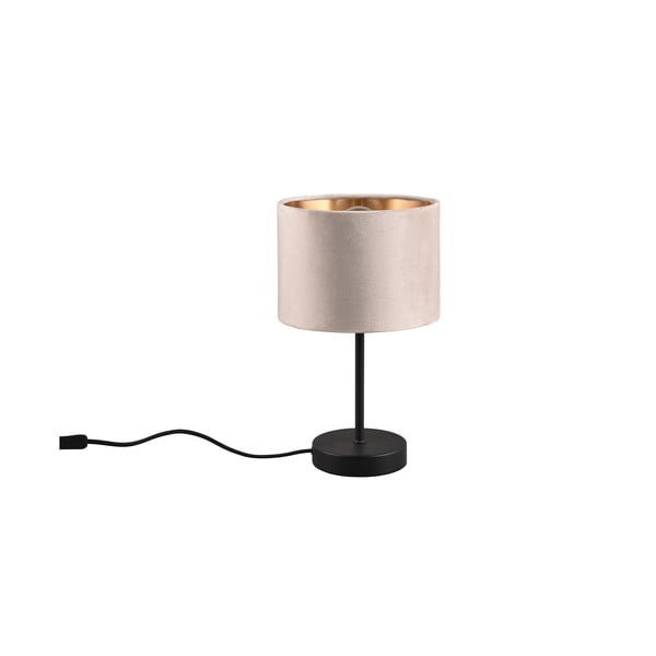 Lampada da tavolo nera e beige (altezza 33 cm) Julieta - Trio
