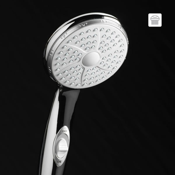 Soffione con tubo flessibile ø 10 cm Hydro - douceur d'intérieur-image-2