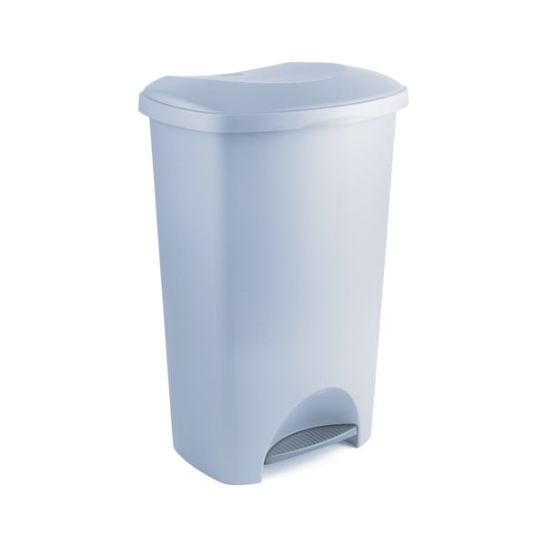 Cestino a pedale grigio in plastica riciclata Eco Range, 50 l - Addis-image-1