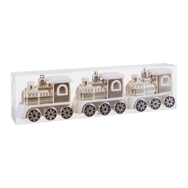 Decorazioni per albero di natale in set 3 pz 6 cm Train – Casa Selección