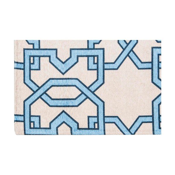 Tappeto da cucina altamente resistente Webtappeti Piastrelle blu, 60 x 220 cm - Floorita-image-2