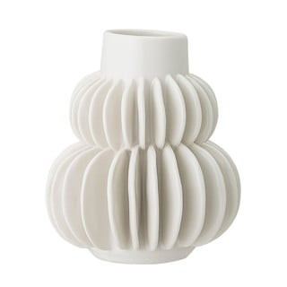 Vaso in gres bianco - Bloomingville