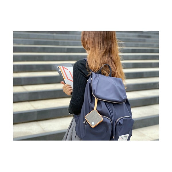 Altoparlante bluetooth Square marrone - Gingko-image-3