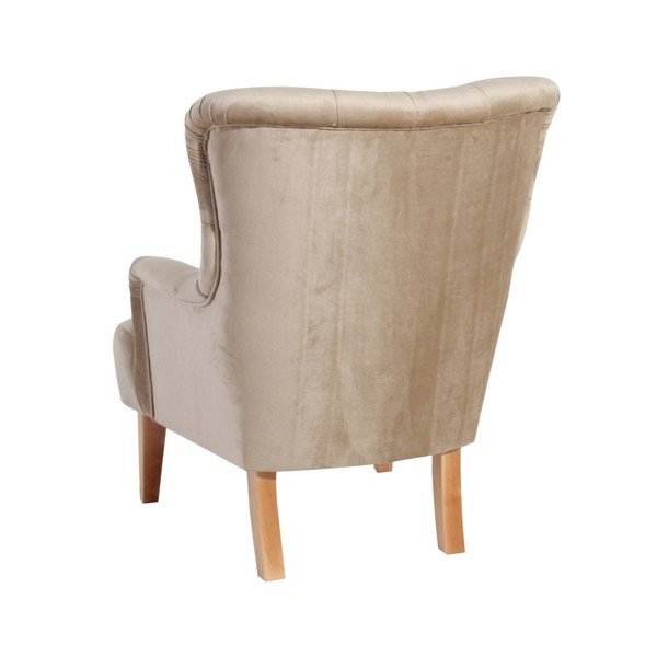 Poltrona in camoscio beige Brandon - Max Winzer-image-4