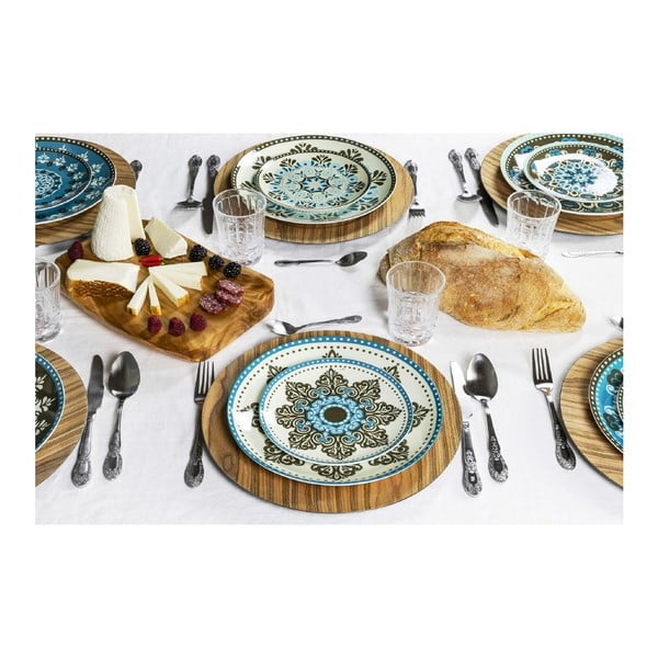 Set da pranzo in porcellana e gres 18 pezzi Cala Jondal - VDE Tivoli 1996-image-1