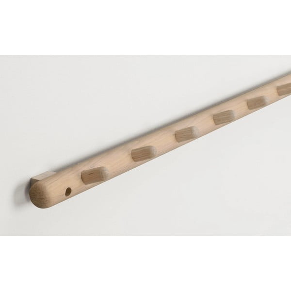 Appendiabiti da parete in legno di quercia in colore naturale Milford - Rowico-image-2