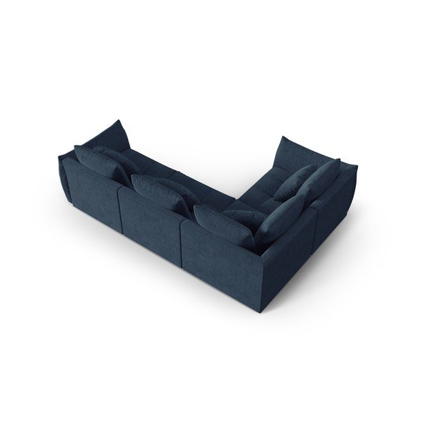 Divano angolare blu scuro (angolo sinistro/verso L) Bloom - Micadoni Home-image-3