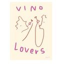 Poster 50x70 cm Vino Lovers – Ruby Hughes – The Poster Club