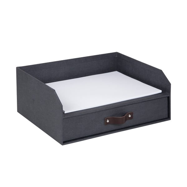 Organizzatore di documenti in cartone con cassetto Walter - Bigso Box of Sweden-image-2