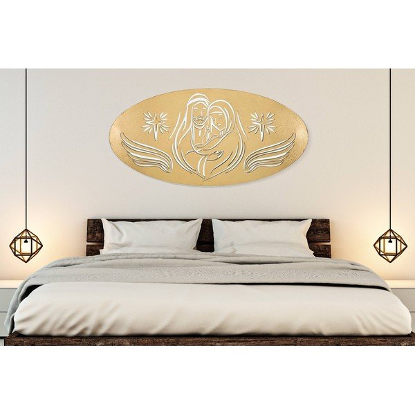 Decorazione murale in colore oro Nativity - Mauro Ferretti-image-1