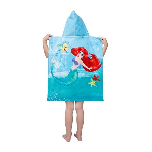 Accappatoio per bambini in spugna turchese Ariel Friends - Jerry Fabrics-image-2
