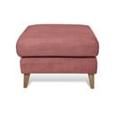 Pouf in velluto a coste rosa Paris - Scandic