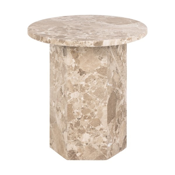 Tavolino rotondo in marmo ø 50 cm Naxos - Actona-image-4