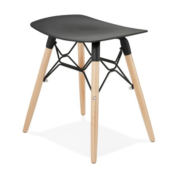Sgabello nero Jartel - Kokoon-image-2