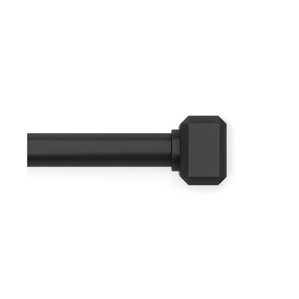Bastone per tende nero opaco in acciaio regolabile 107 - 305 cm Geo – Umbra