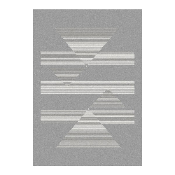Tappeto grigio Norvegia, 160 x 230 cm - Universal