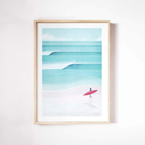 Poster 30x40 cm Surf Girl IV - Travelposter-image-2