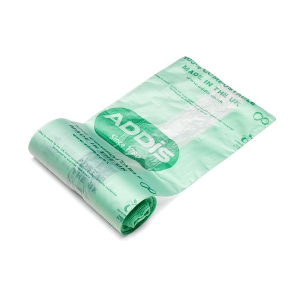 Sacchi per rifiuti compostabili 20 pz 7 l - Addis-image-3