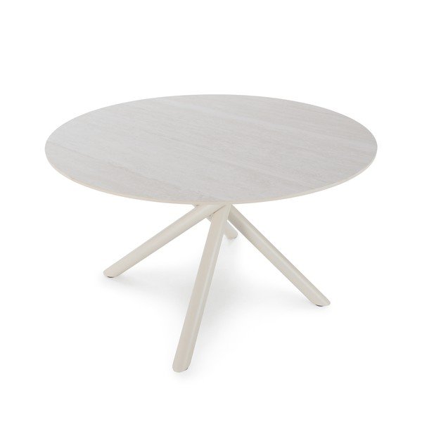 Tavolo da pranzo rotondo con piano in ceramica ø 119,5 cm Talia – Marckeric-image-2