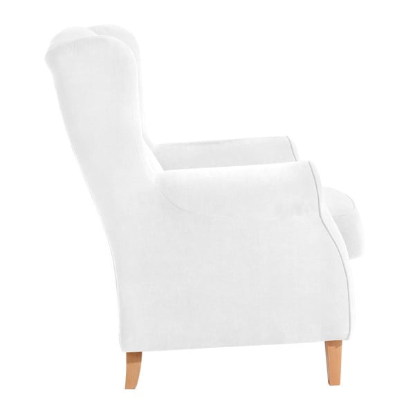 Orecchie da poltrona color crema Lorris - Max Winzer-image-2