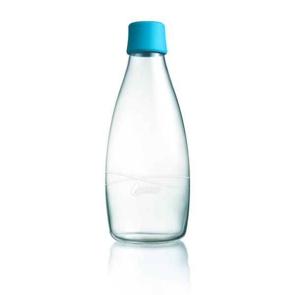 Bottiglia in vetro azzurro, 800 ml - ReTap