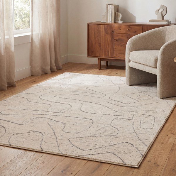 Tappeto color crema 160x220 cm Oslo – Asiatic Carpets-image-1
