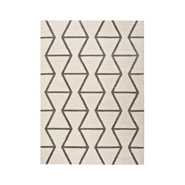 Tappeto Diwali bianco e crema, 80 x 150 cm - Universal