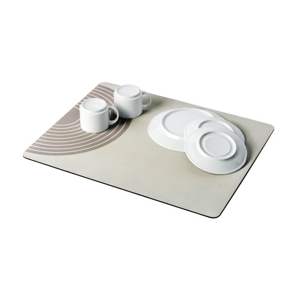 Tappetino scolapiatti beige in gomma 50x40 cm Dima – Wenko