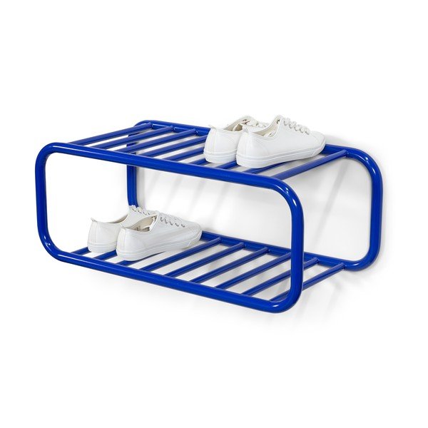 Scarpiera blu in metallo da parete 72x28x35 cm Retro – Spinder Design-image-3