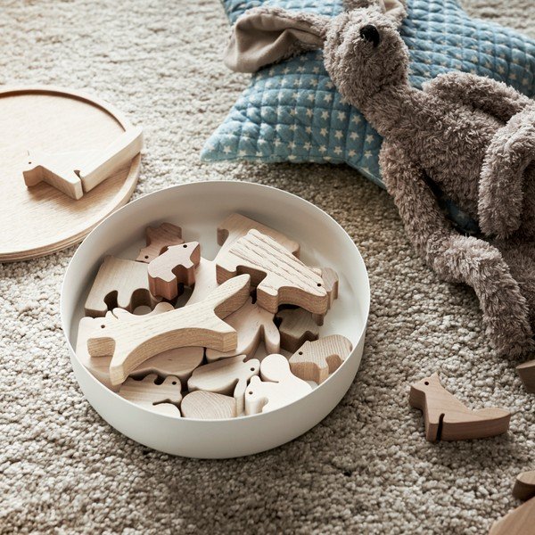 Scatola portaoggetti decorativa in metallo Rin - YAMAZAKI-image-3