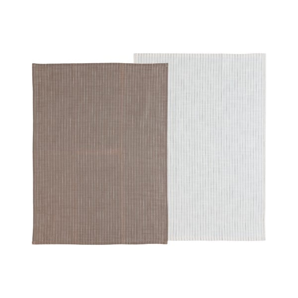 Set di strofinacci in cotone 2 pz 50x70 cm Line – Södahl