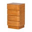 Cassettiera di colore naturale 40x70x34 cm Fejo – WOOOD