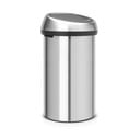 Bidone in acciaio touch in argento opaco 60 l Touch Bin - Brabantia