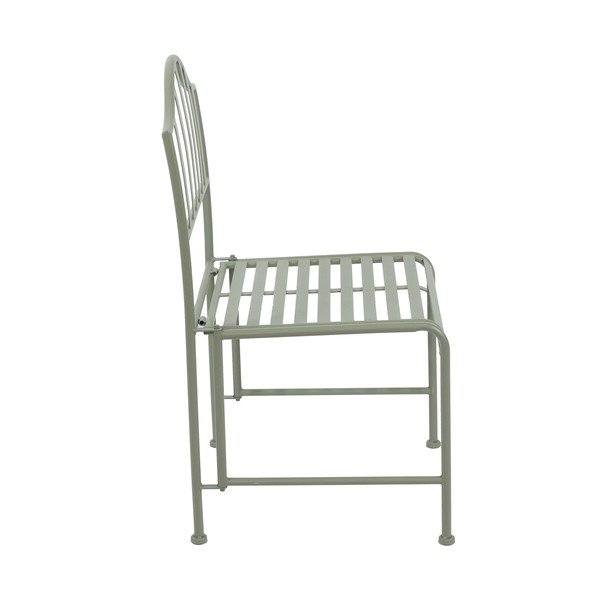 Sedia da esterno verde in metallo – Esschert Design-image-3