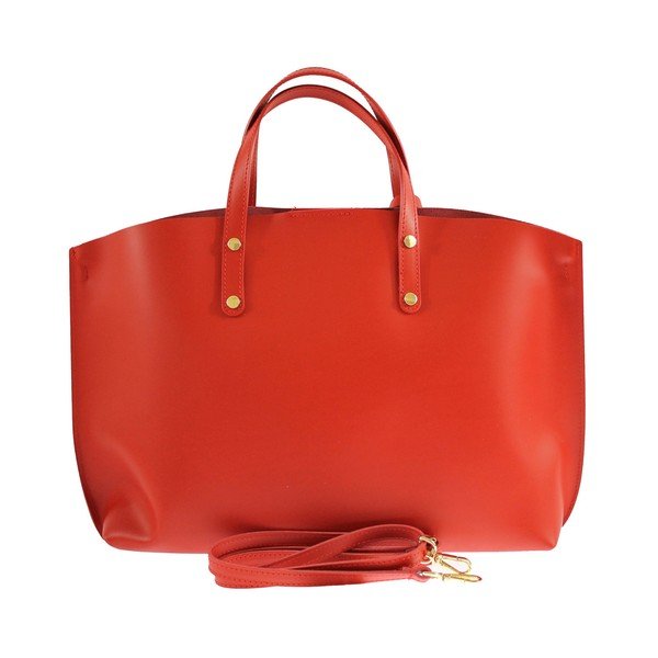 Borsa City in pelle rossa - Chicca Borse-image-2